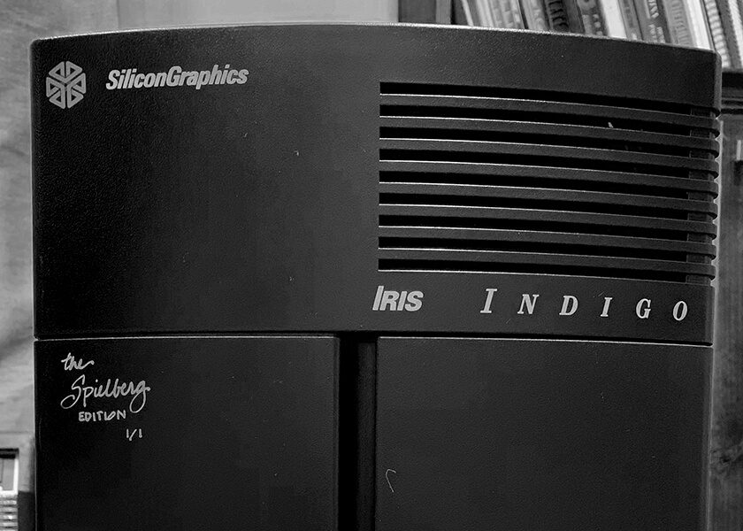 The SGI IRIS Indigo from Amir Husain's computer collection