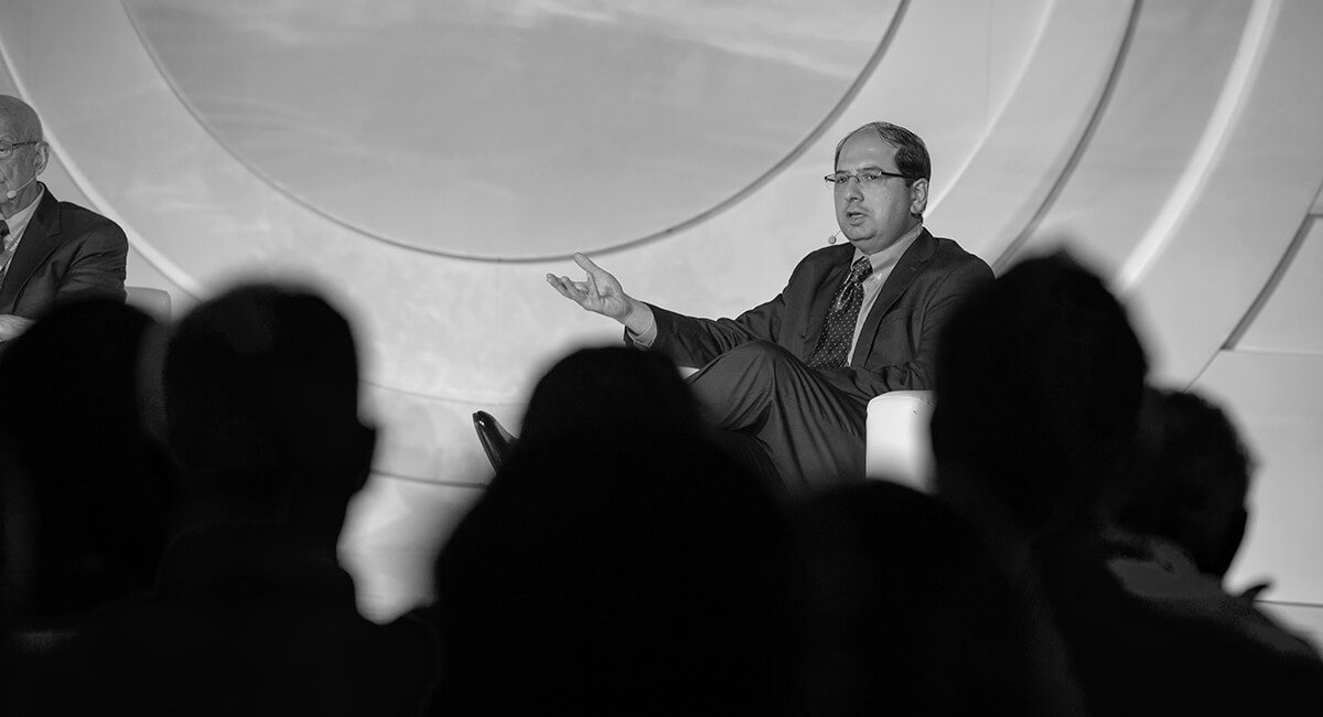 Amir Husain in conversation on stage