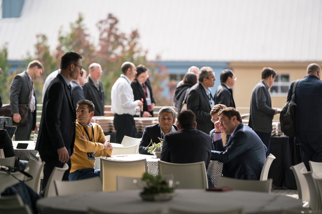 Lunch and networking at Time Machine.