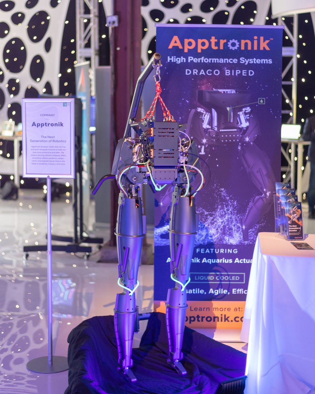 Time Machine 2017 featured our Alexander prototype, and in 2018 we showcased Austin-based AppTronik’s humanoid robot. “Embodiment”, or the instantiation of AI in robots is a long-term goal for AI researchers. One that seems nearer with the advent of Generative AI circa 2022.