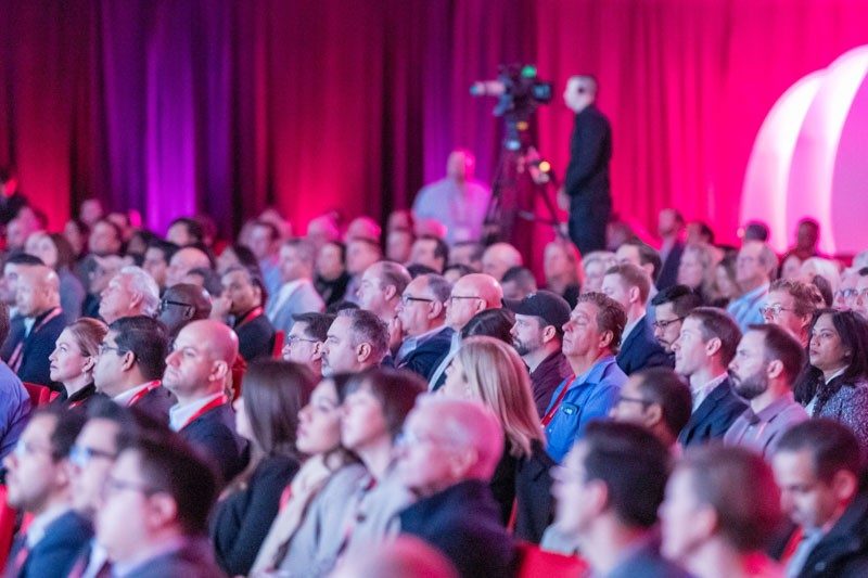An engaged Time Machine audience at the Palmer Event Center, Austin, TX.