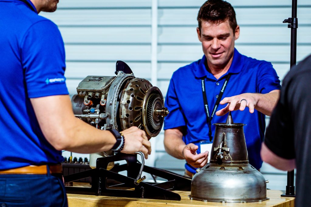 Our government subsidiary, SGS, demonstrated AI-AR (Augmented Reality) fusion allowing maintainers to predict, identify and resolve problems rapidly. Here, a cruise missile engine is debugged using Digital Maintenance Advisor’s insights.