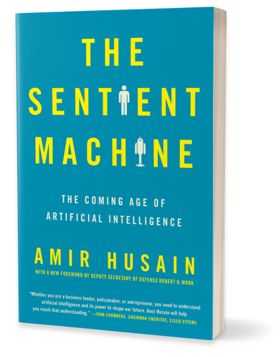 The Sentient Machine by Amir Husain, cover